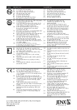 Preview for 4 page of Jenx PS03 Instructions For Use Manual