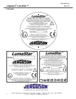 Предварительный просмотр 9 страницы Jerguson LUMASTAR EPL-100 Installation, Operation & Maintenance Instructions Manual