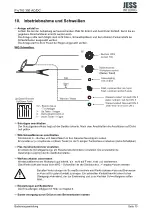 Preview for 19 page of JESS WELDING ProTIG 350AC/DC Operating Manual