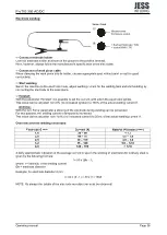 Preview for 42 page of JESS WELDING ProTIG 350AC/DC Operating Manual