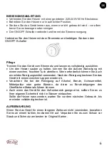 Preview for 6 page of Jet-Line CAPELLA Manual Instruction