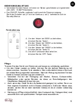 Предварительный просмотр 9 страницы Jet-Line PEGASUS Manual Instruction