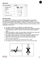 Предварительный просмотр 17 страницы Jet-Line PEGASUS Manual Instruction