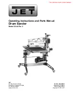 Jet 22-44 Pro-3 Operating Instructions And Parts Manual preview