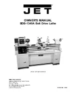 Jet BDB-1340A Owner'S Manual preview