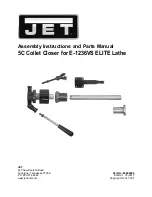 Jet Elite E-1236VS Assembly Instructions And Parts Manual preview