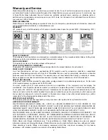 Preview for 2 page of Jet HBS-1018W Operating Instructions And Parts Manual