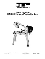 Jet HVBS-56M Owner'S Manual предпросмотр