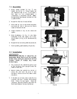 Preview for 7 page of Jet JMD-15 Operating Instructions And Parts Manual