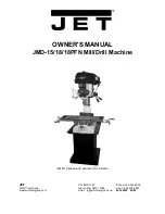 Jet JMD-15 Owner'S Manual preview