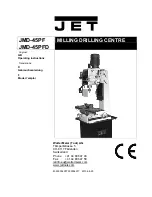 Jet JMD-45PF Operating Instructions preview