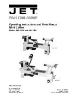 Jet JML-1014I Operating Instructions And Parts Manual preview