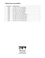 Предварительный просмотр 32 страницы Jet JWBS-20 Operating Instructions And Parts Manual