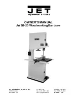 Jet JWBS-20 Owner'S Manual preview