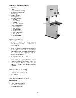 Предварительный просмотр 5 страницы Jet JWBS-20 Owner'S Manual