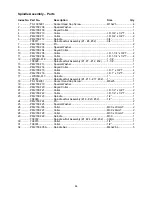 Preview for 44 page of Jet JWS-35X Series Operating Instructions And Parts Manual