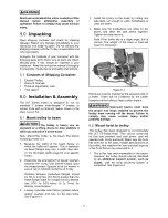 Preview for 7 page of Jet MT Series Operating Instructions Manual