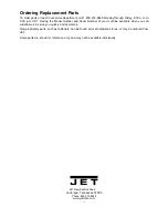Preview for 104 page of Jet ZH Series Operation And Maintenance Instructions