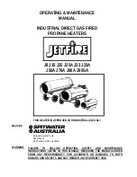 Jetfire J8 Operating & Maintenance Manual preview