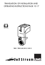 JETStream TREVI Installation And Operating Instructions Manual preview