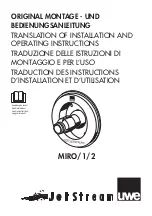 JETStream UWE MIRO 1 Translation Of Installation And Operating Instructions preview