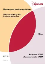 Jeulin UT60A Manual preview