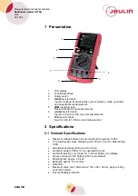 Preview for 13 page of Jeulin UT70A Measurements And Instrumentation