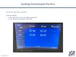 Предварительный просмотр 14 страницы JGR RL1 Getting Started