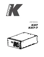 K-array KA7 User Manual preview