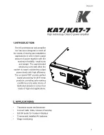 Предварительный просмотр 9 страницы K-array KA7 User Manual