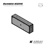 Предварительный просмотр 1 страницы K-array Rumble-KU315 User Manual