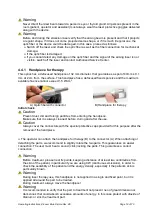 Preview for 19 page of K-LASER Blue Derma Operating	 Instruction