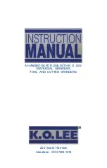K. O. LEE B360 Instruction Manual preview
