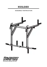 K-SPORT KSSL080 Assembly Instruction предпросмотр