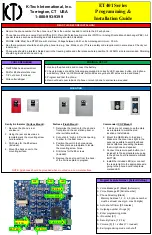 Preview for 1 page of K-Tech ET401 Installation Manual