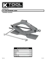 Предварительный просмотр 1 страницы K Tool International KTI63100 Owner'S Manual