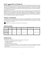 Preview for 2 page of K Tool International PRO Series Operating Instructions & Parts Manual