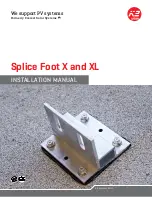 K2 Systems Splice Foot X Installation Manual preview