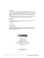 Preview for 2 page of Kaba E-Plex 5200 User Manual