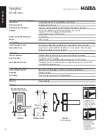 Предварительный просмотр 2 страницы Kaba Simplex LP1000 Series Owner'S Manual