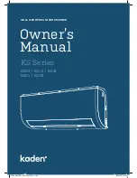 Kaden KS09 Owner'S Manual preview
