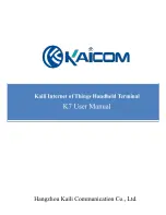 Kaicom K7 User Manual preview