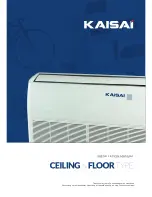 Kaisai 12K Installation Manual предпросмотр