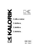 Kalorik USK CM 4 Operating Instructions Manual preview