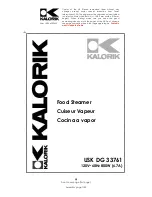 Kalorik USK DG 33761 Quick Manual preview