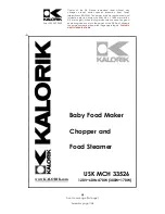 Kalorik USK MCH 33526 Operating	 Instruction preview