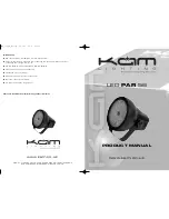 KAM LED PAR 56 Product Manual preview