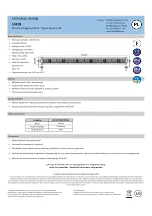 Предварительный просмотр 2 страницы Kamar L3418 User Manual