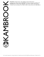 Предварительный просмотр 8 страницы Kambrook AQUARIUS CORDFREE KAK35 Manual
