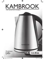 Kambrook CORDFREE KSK110 User Manual preview